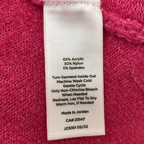Talbots Pink Sweater Cardigan Small Barbie Core - Picture 12 of 13